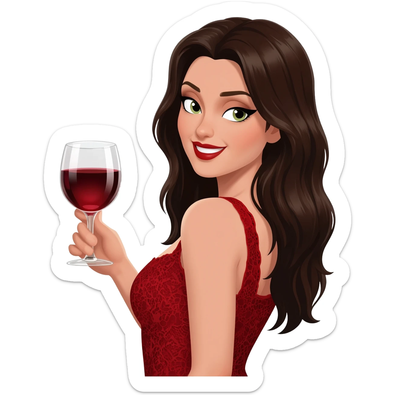 Infidelity mistress temptation sticker