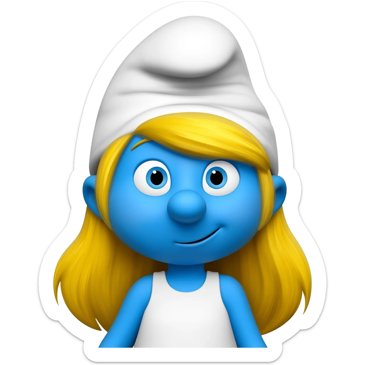 haz uno de pitufa sticker