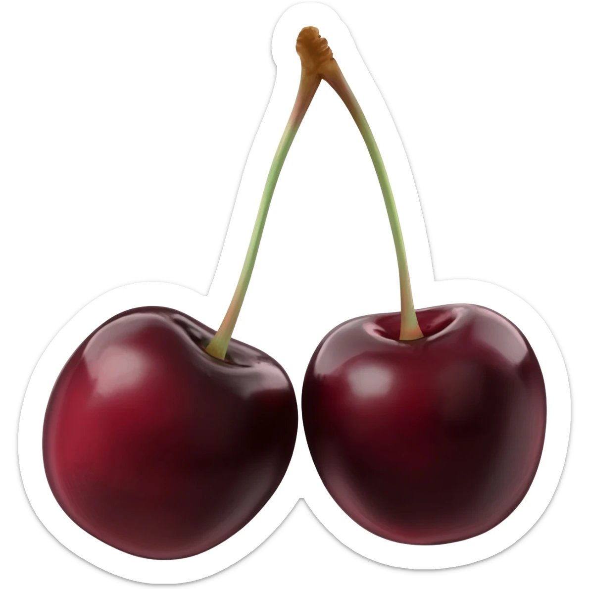 i want dark cherries with black sticker