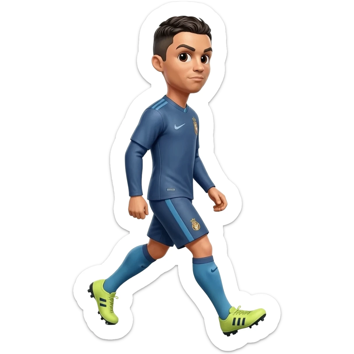 ronaldo qui marche sticker