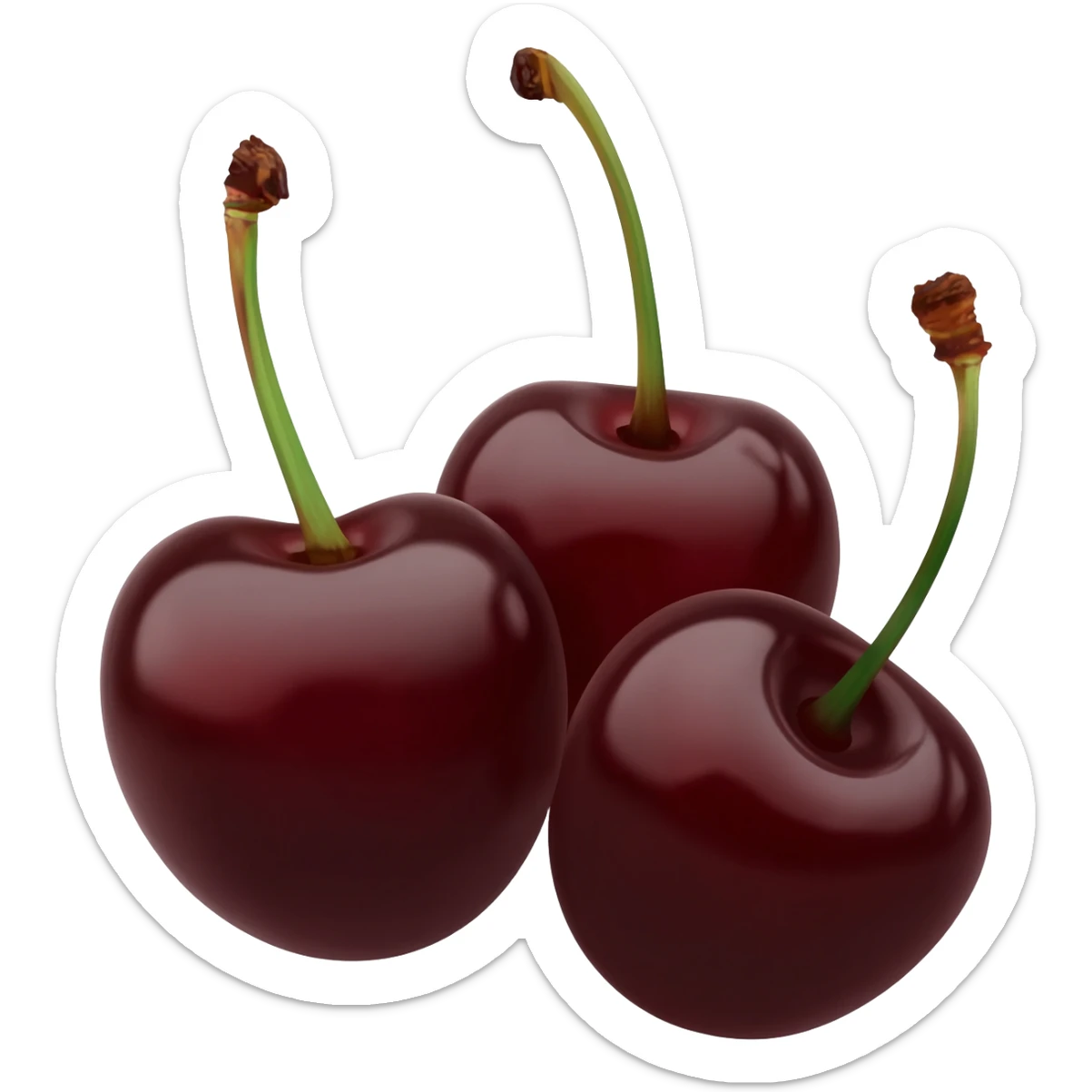i want dark cherries with black sticker