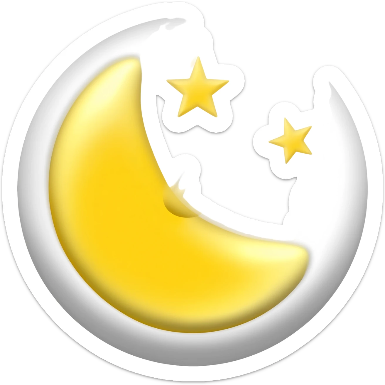 cara despertando. sticker