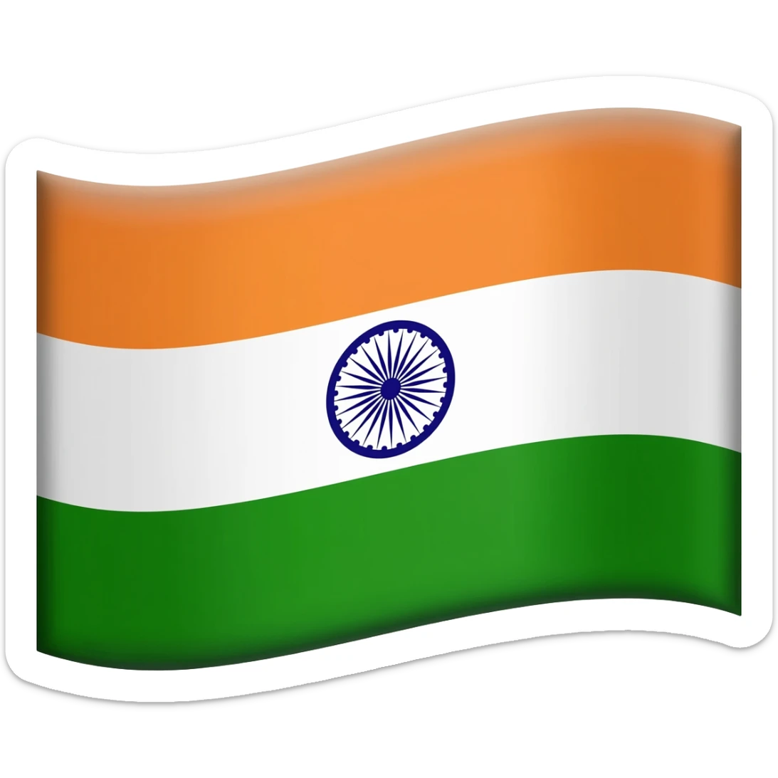 indian flag sticker