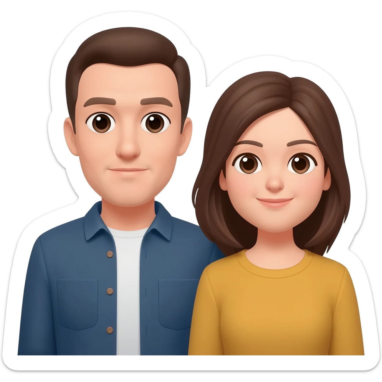 Daddy and my wife sticker