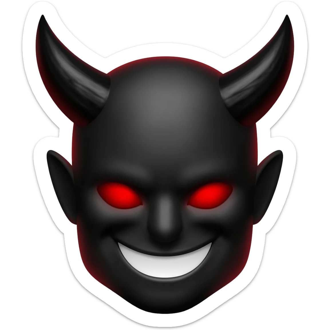 j'adore moi un smiley diable sticker