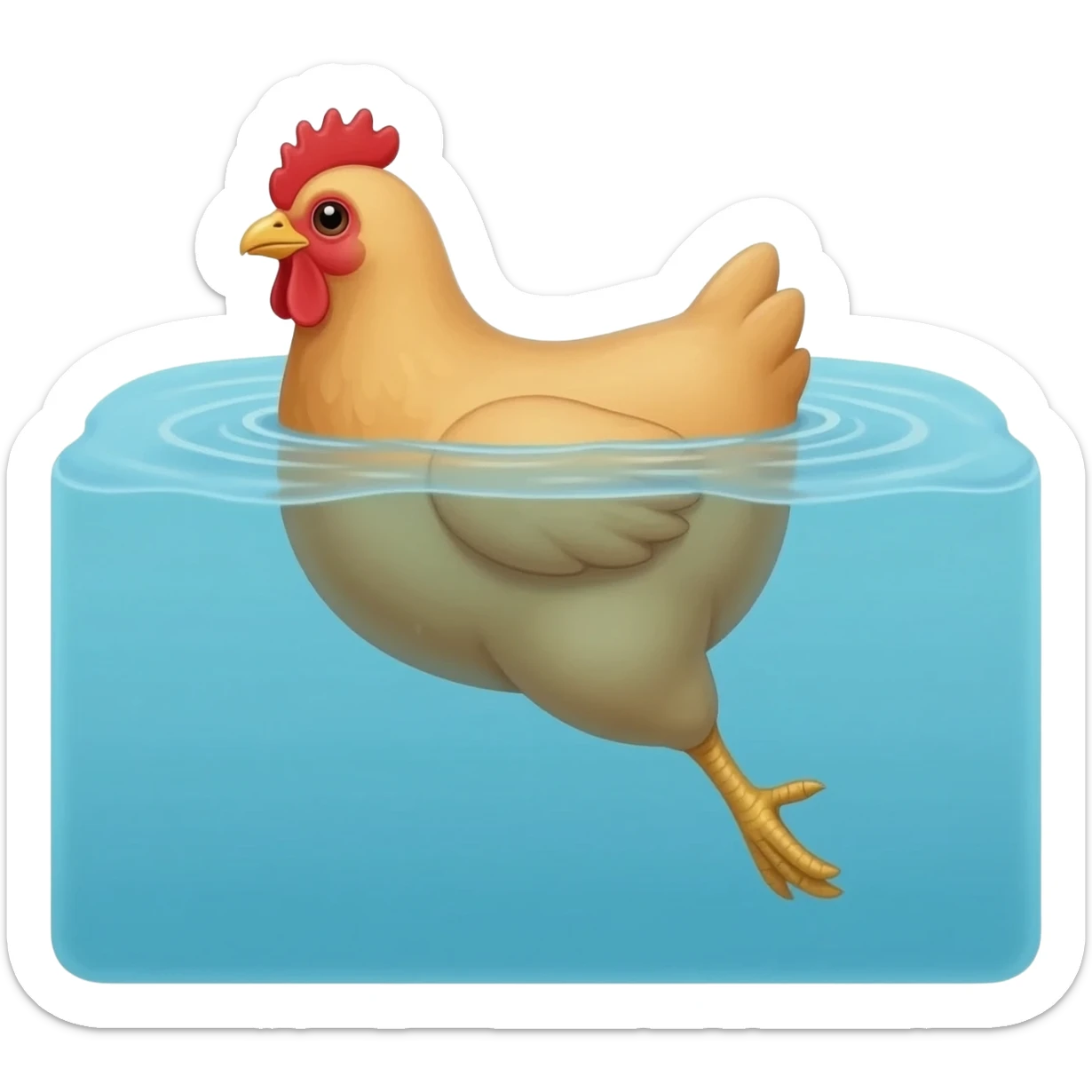 water pollo sticker