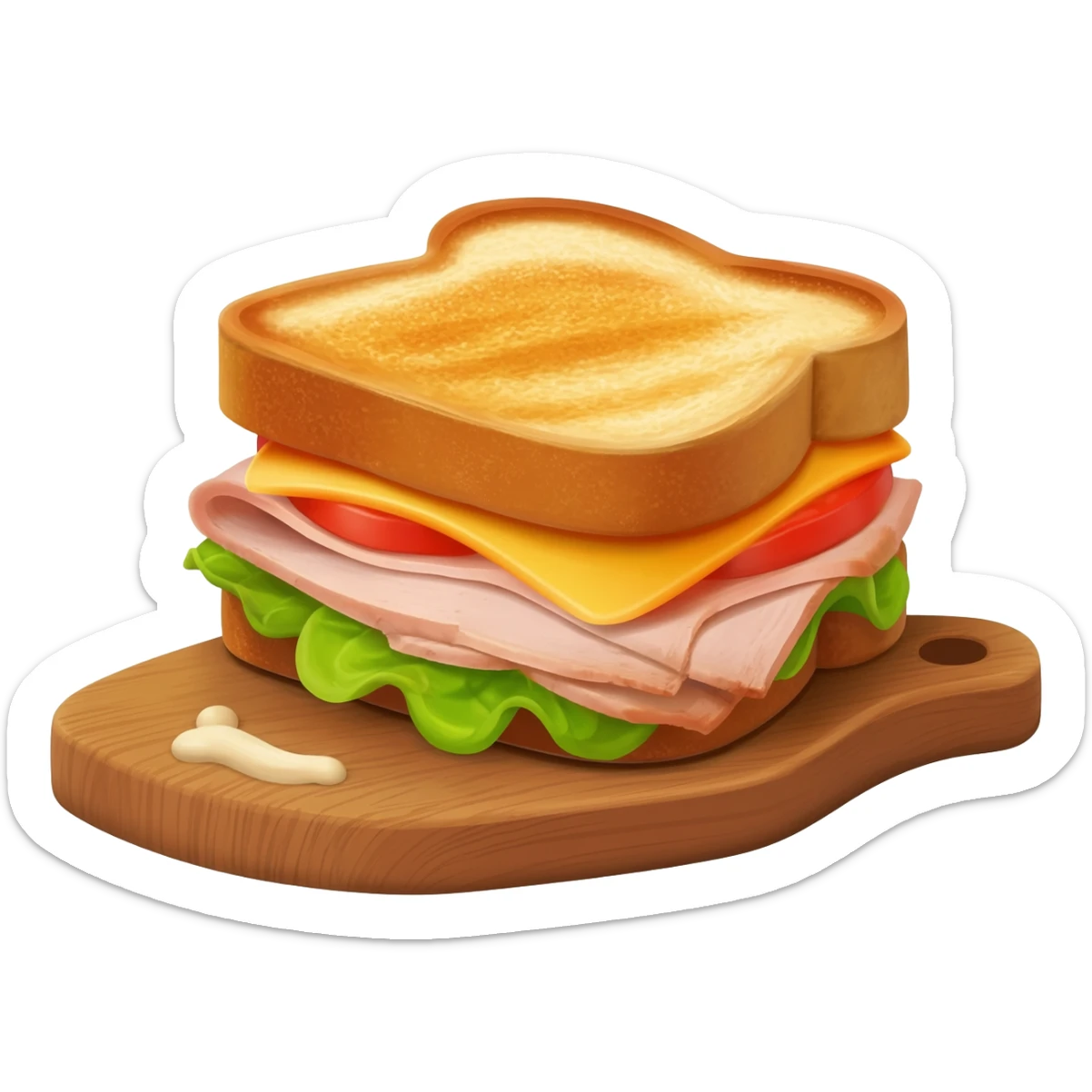 Sandwich sticker