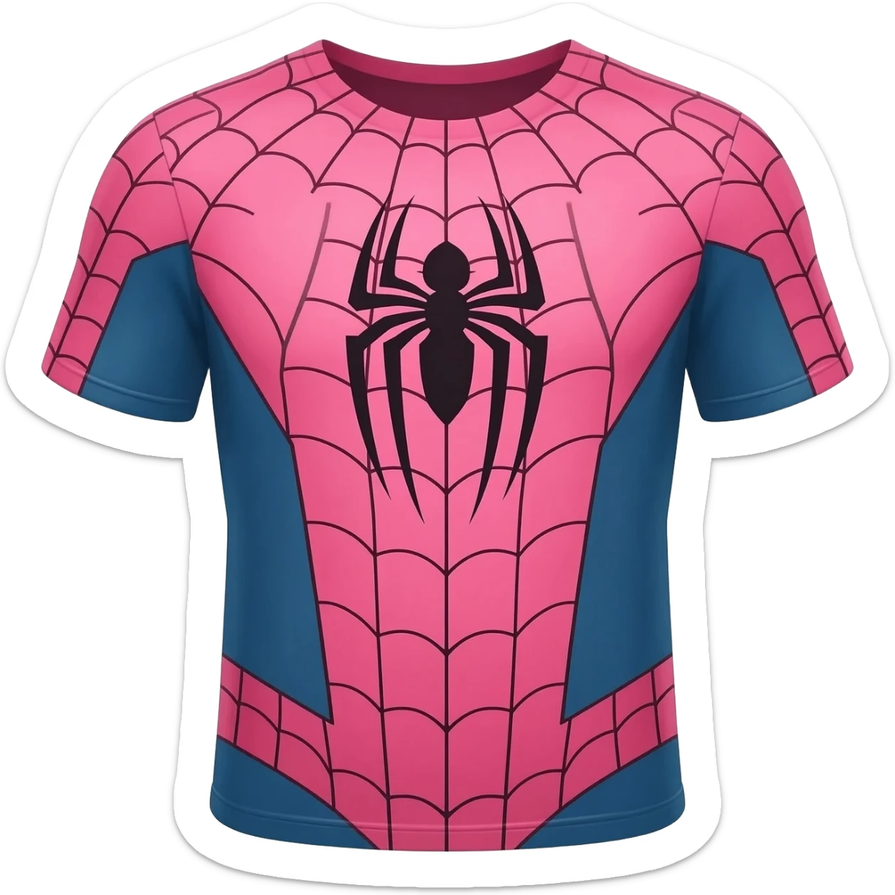 Pink Spiderman T-Shirt sticker
