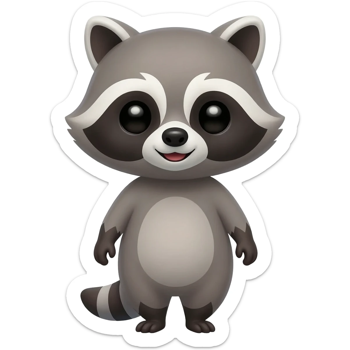 Cute Raccoon Pedro meme sticker