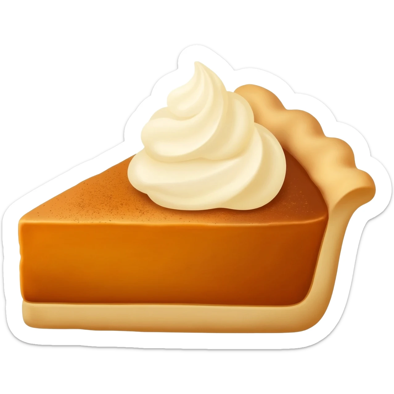 Pumpkin pie sticker