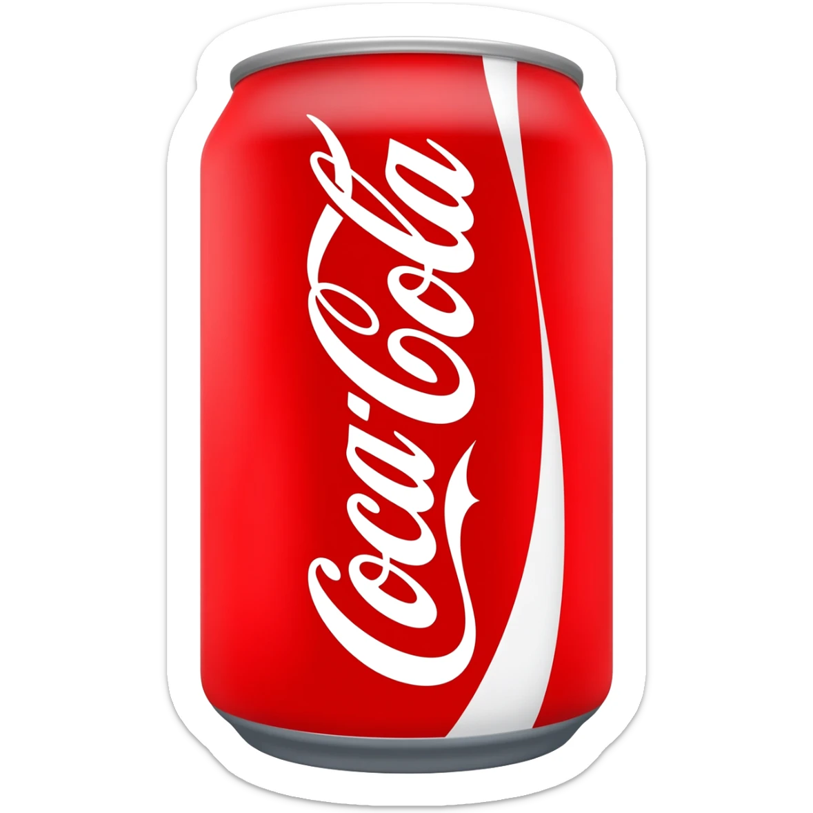 A cola can sticker