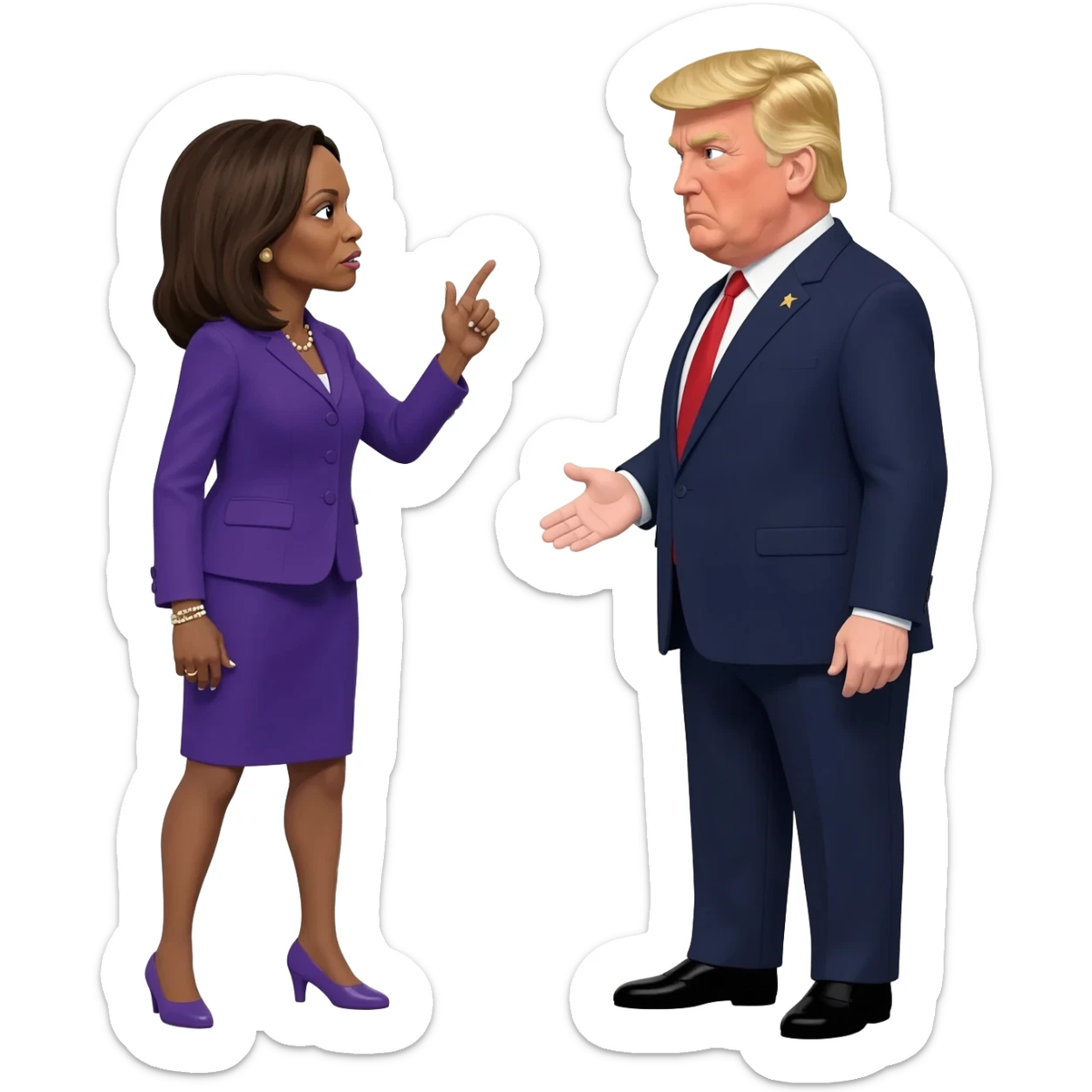 Kamala you are fired Donald Trump sticker