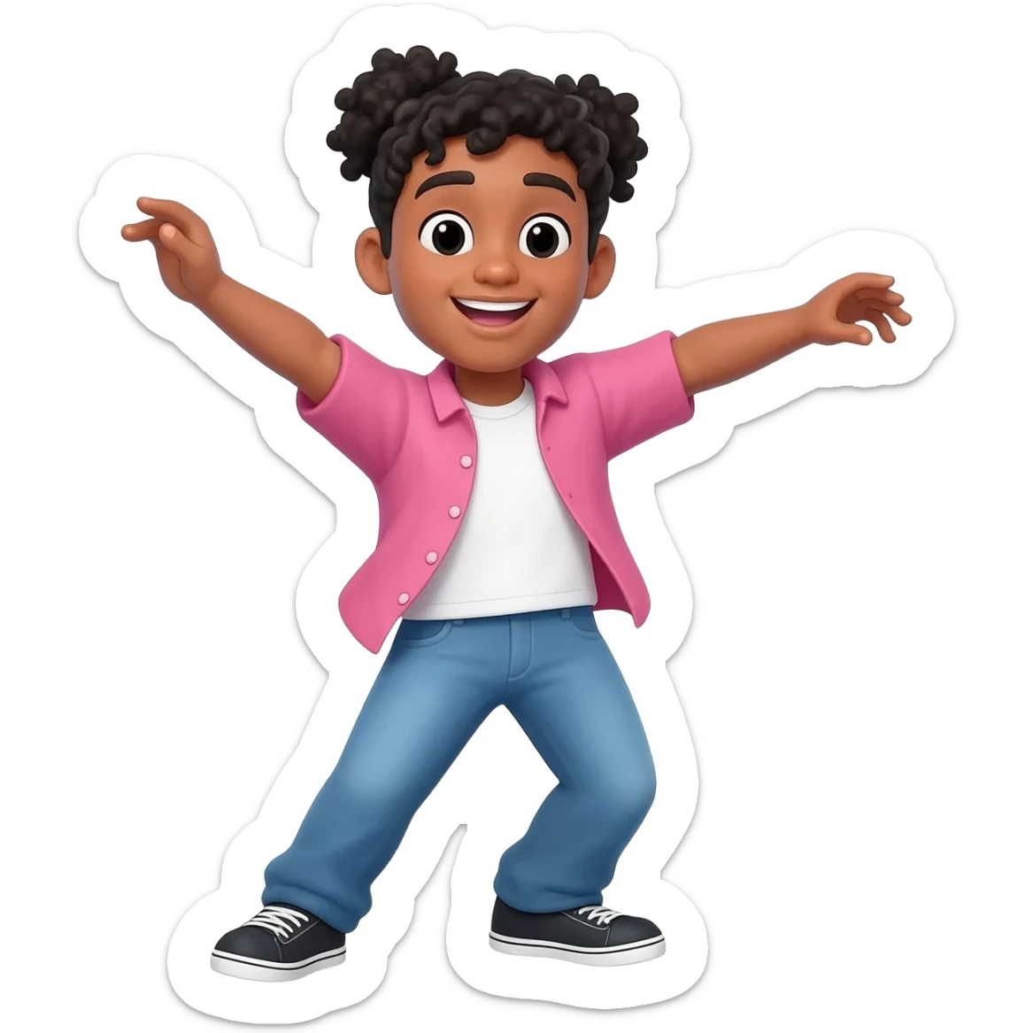 Prendre son rythme. Pink aesthetic sticker