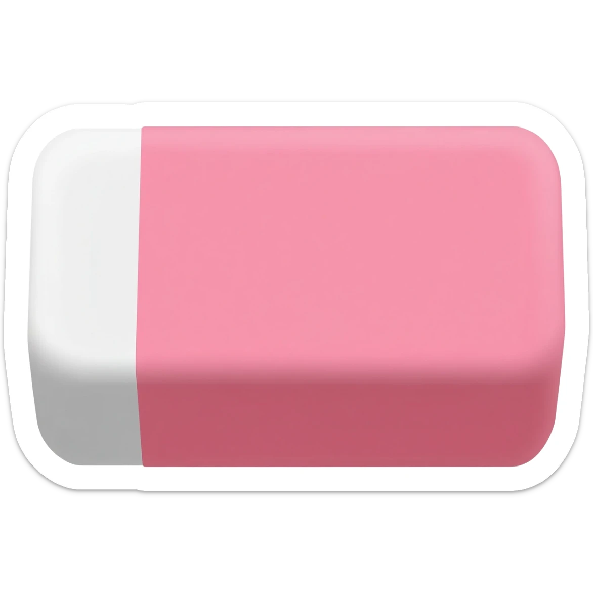 Pink Eraser sticker
