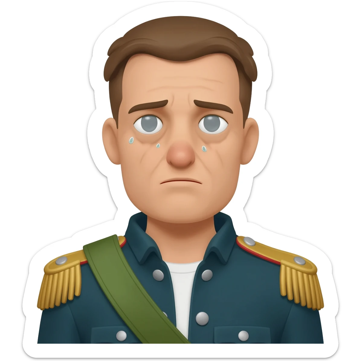 Grenadier green bandolier fatigue sticker