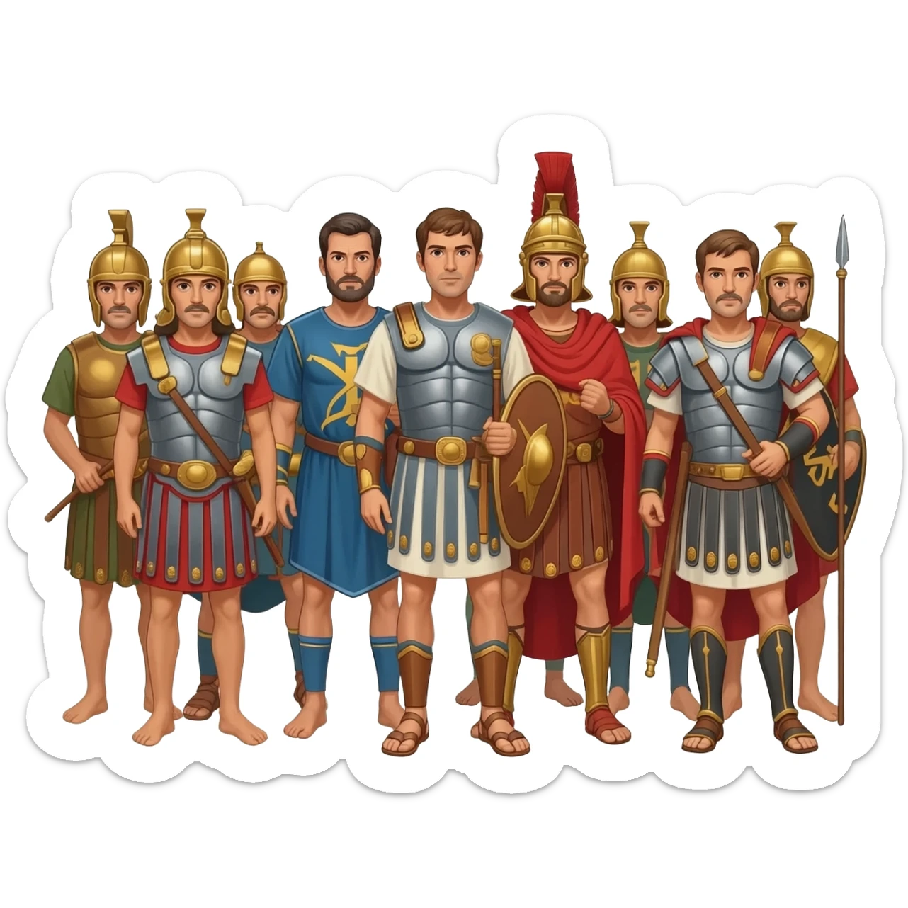 Alexander great army sticker