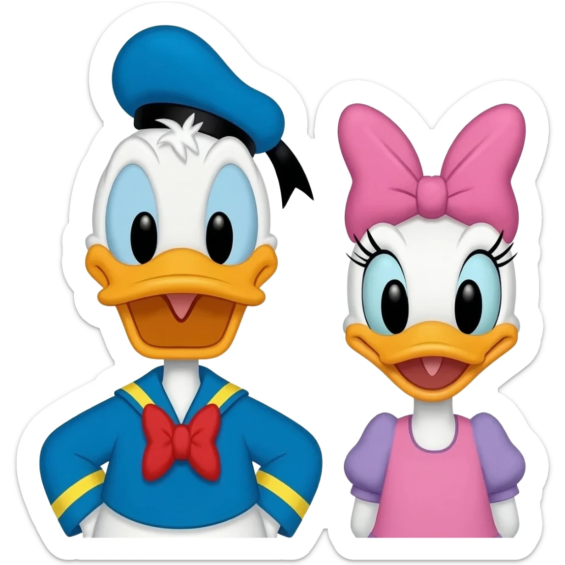 Donald Duck & Daisy Duck sticker