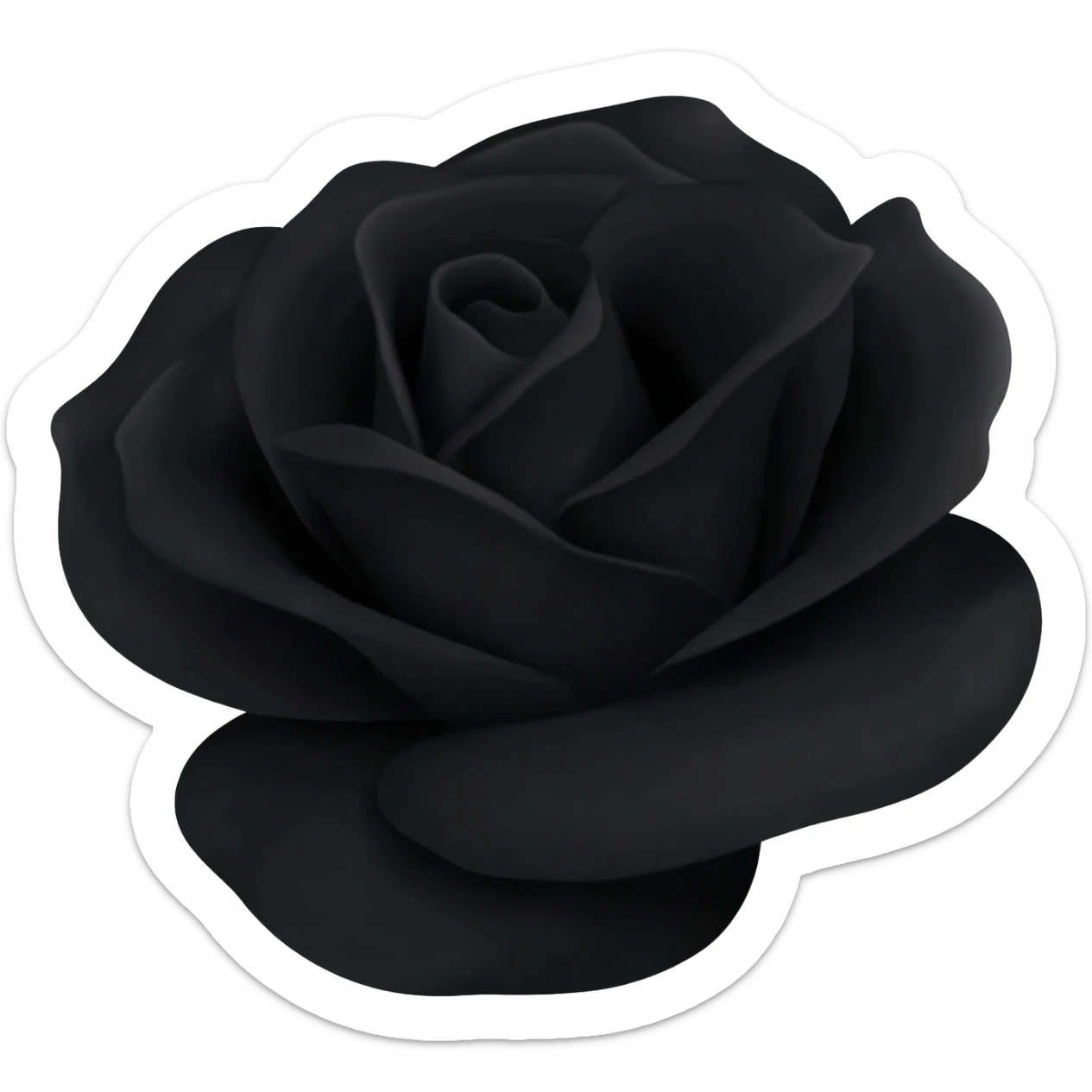 black rose sticker