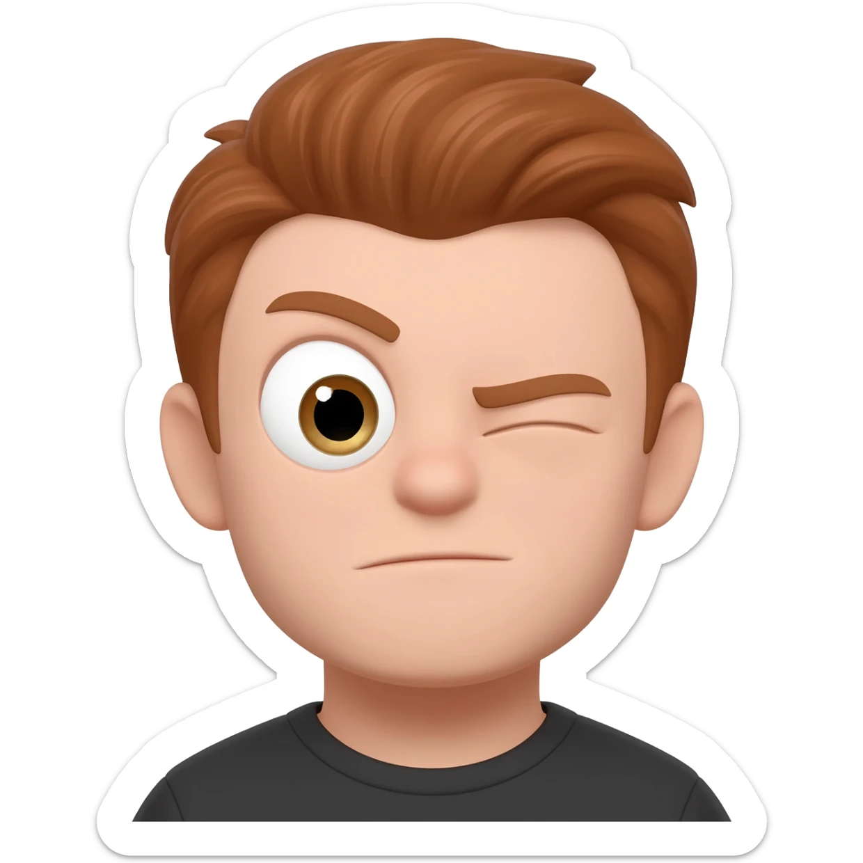 eye twitching emoji sticker