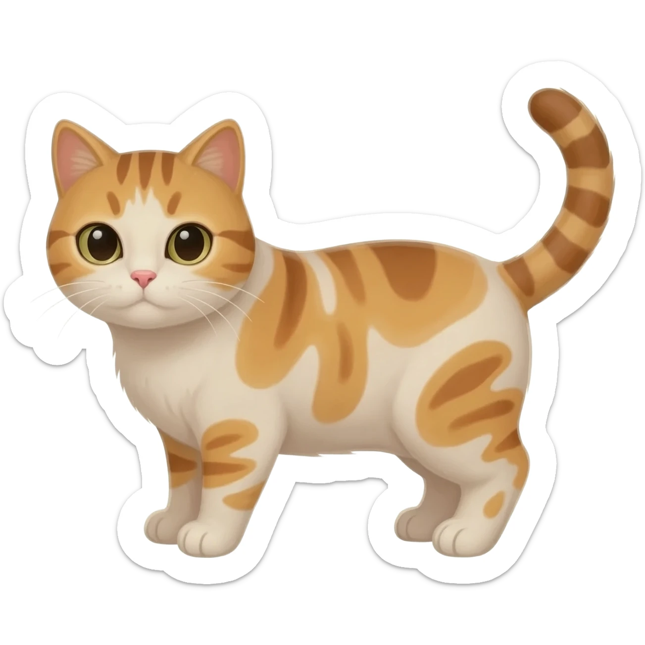 cat sending mails sticker