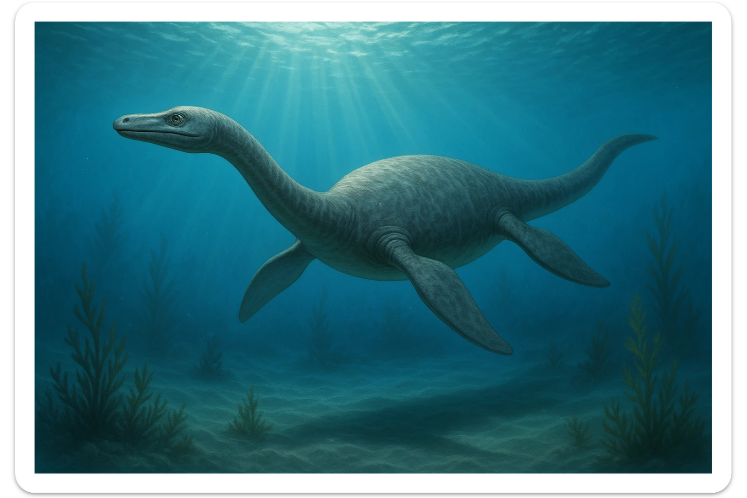 Plesiosaurus sticker