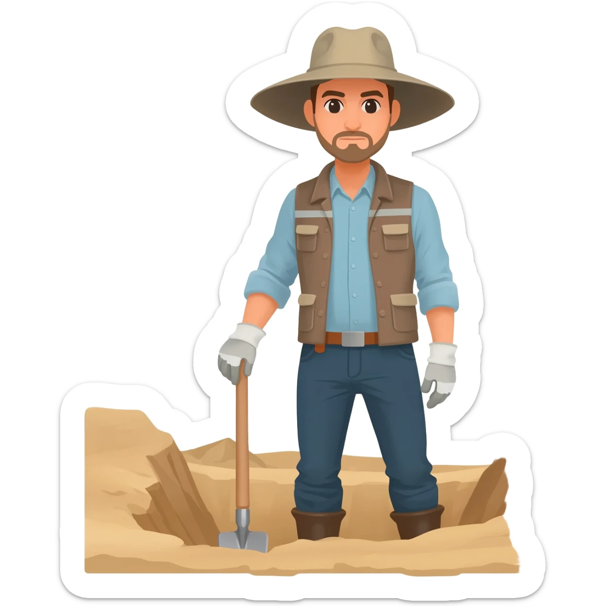 archaelogist sticker