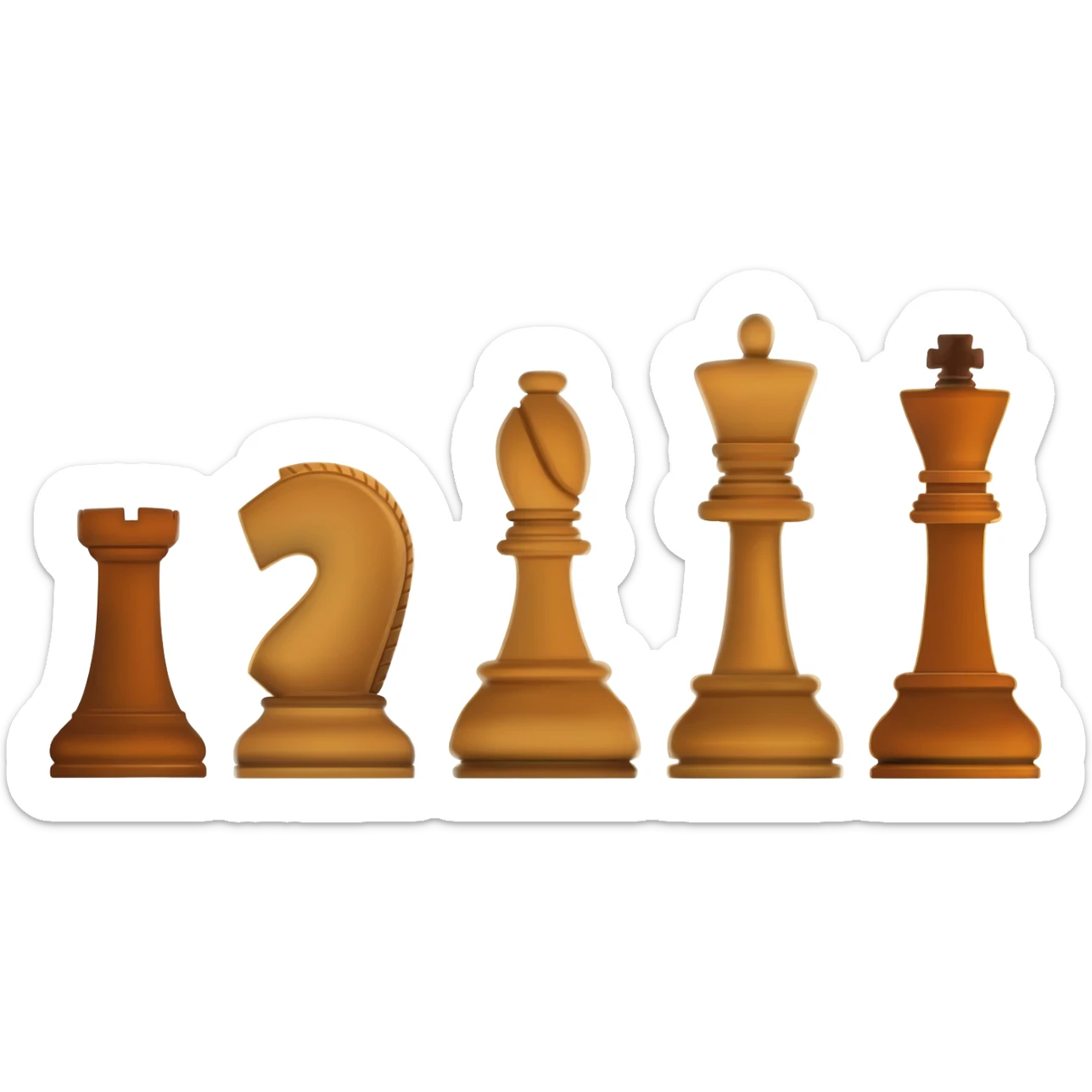 Chess Pieces set sticker