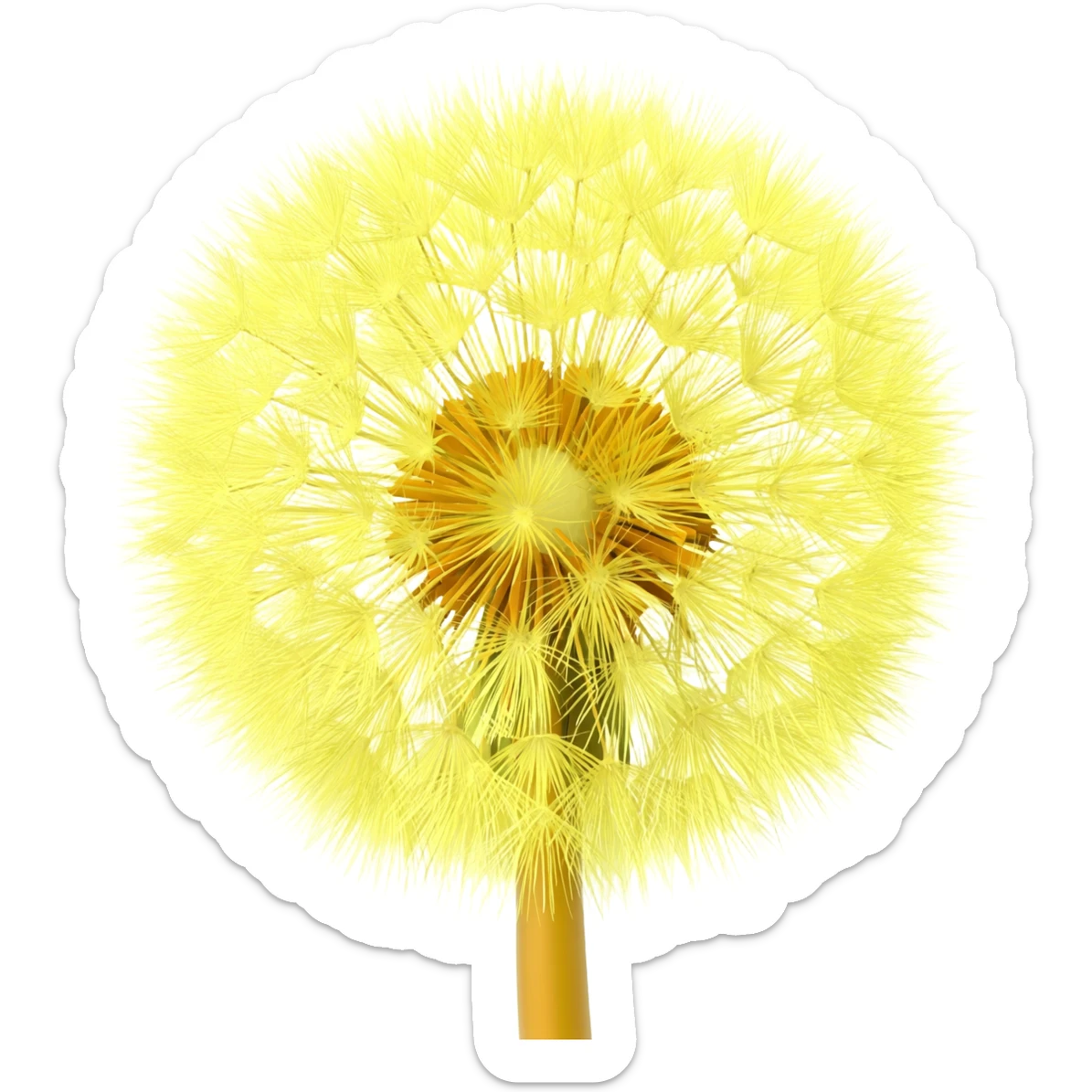 dandelion seed sticker