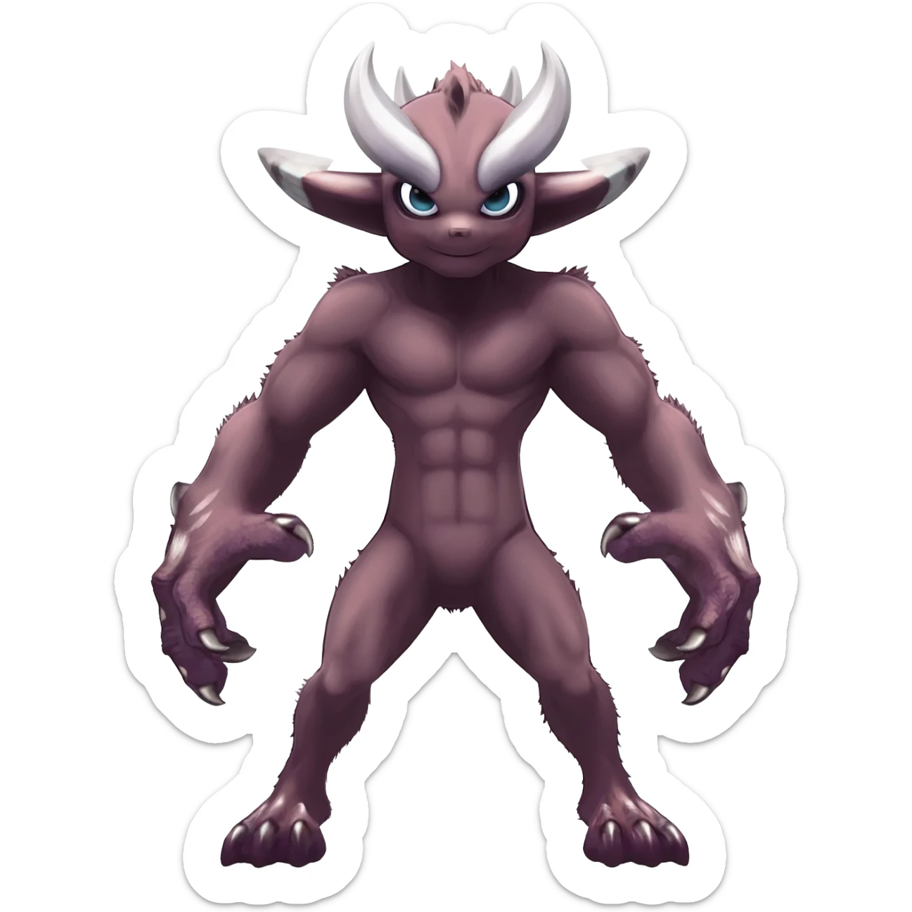Venom-Stitch-Zekrom-Sneasel-fusion, full body sticker