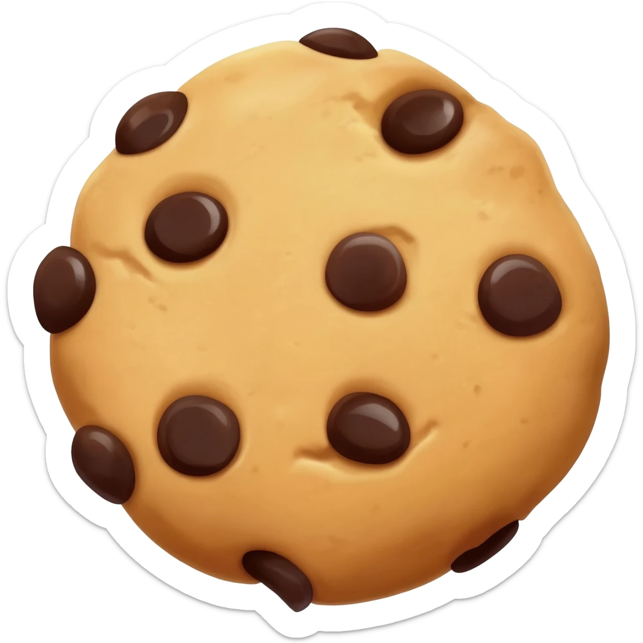 Chocolate chip cookies sticker