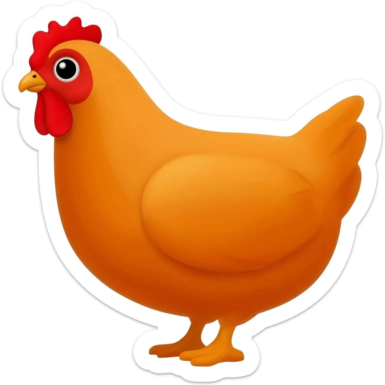 Please create my emoji channel my name channel is spring chicken fun! Chicken have оранжевый skin sticker