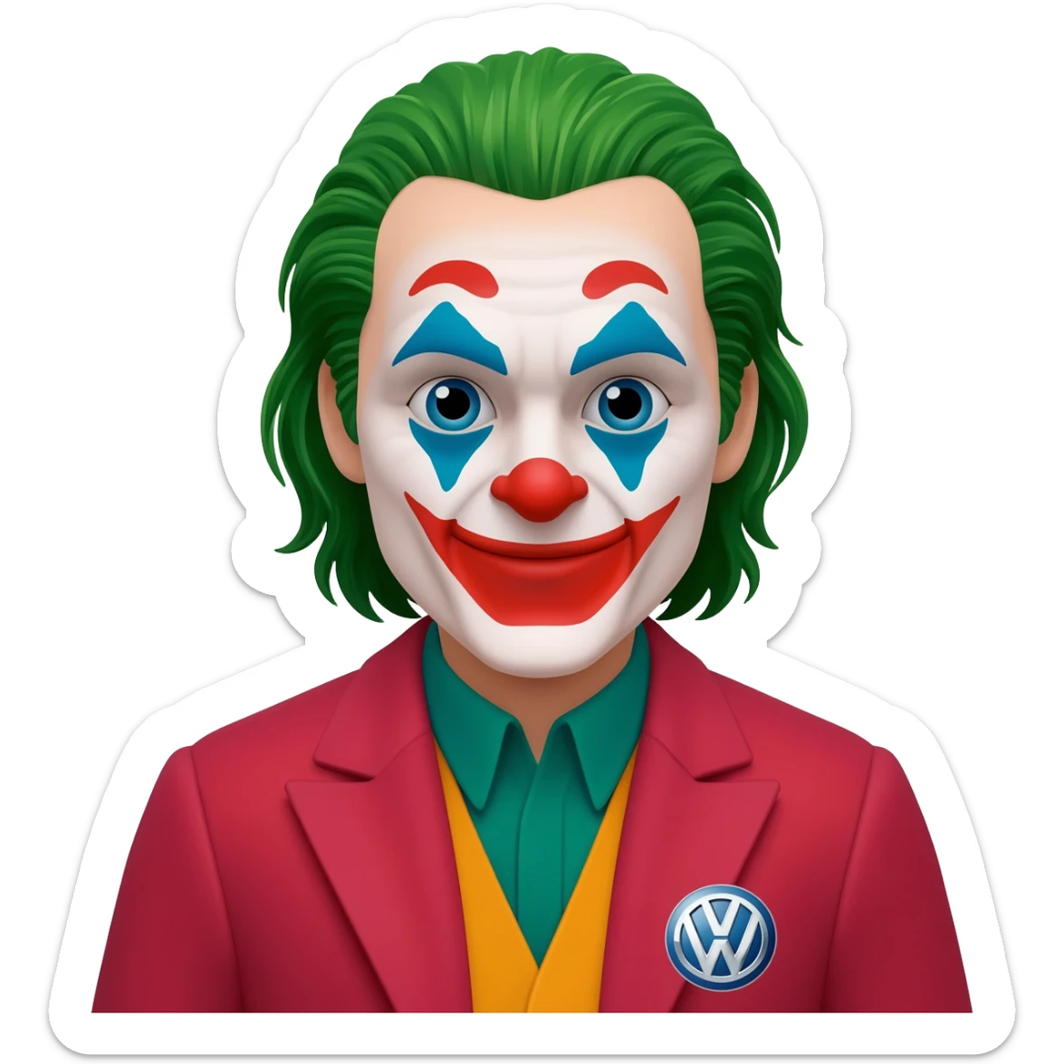vw joker sticker