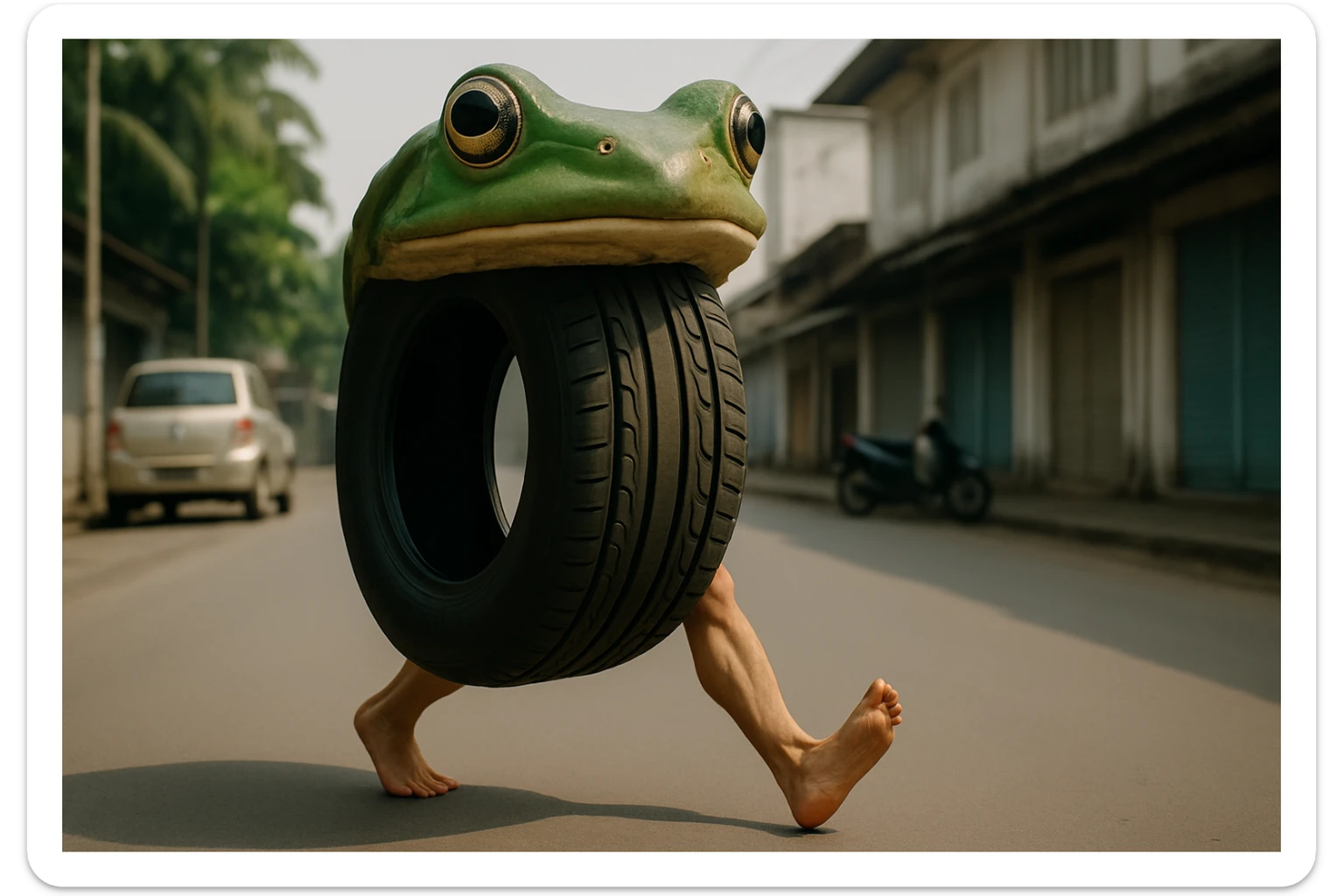 crea una fotografia ratio 16.9 identica a esta no debes cambiar nada solo darmela en estilo Foto hiper realista,no debes agrgar elementos ni letras todo debe permanecer igual y con la isma paleta de colores y expresiones. sticker