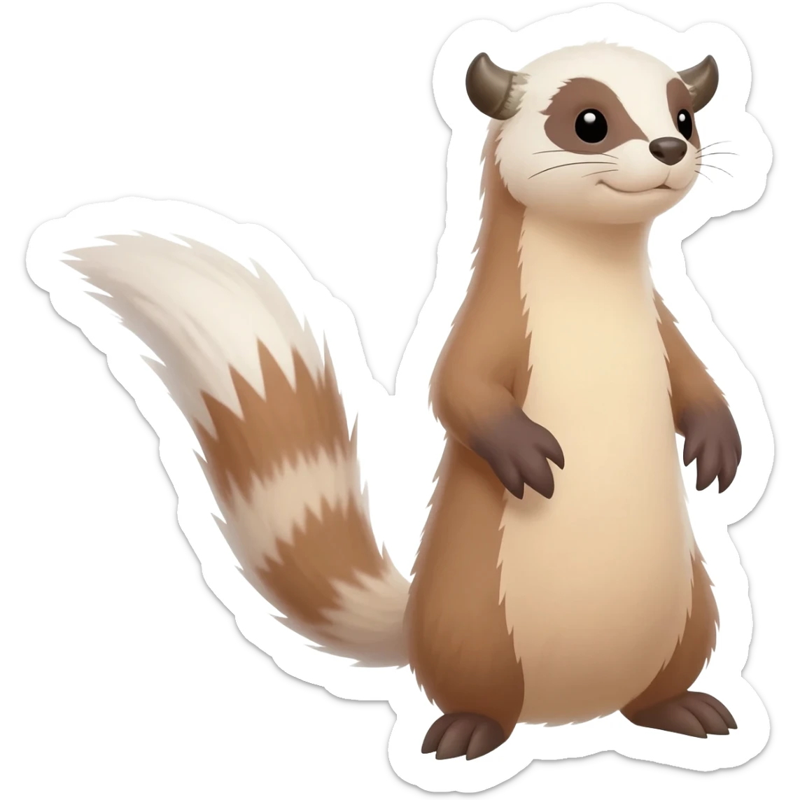 Bull disguised as a weasel sticker