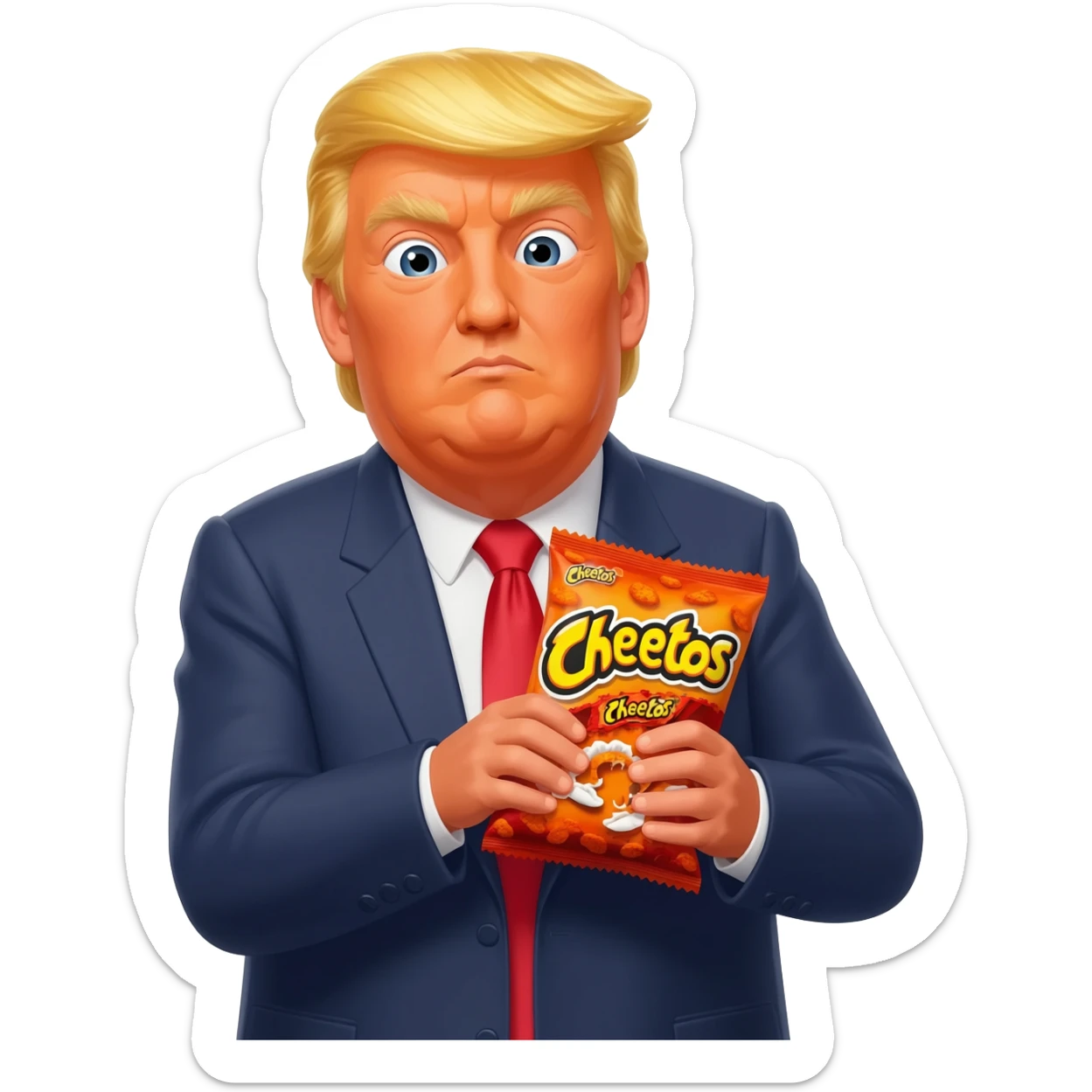 donald trump chetos sticker