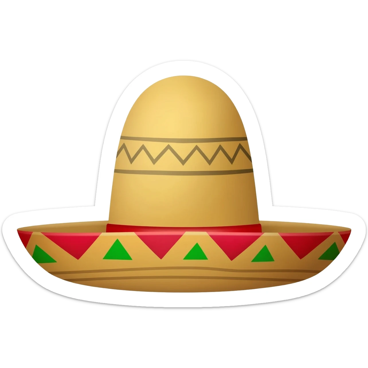 Mexican Sombrero sticker