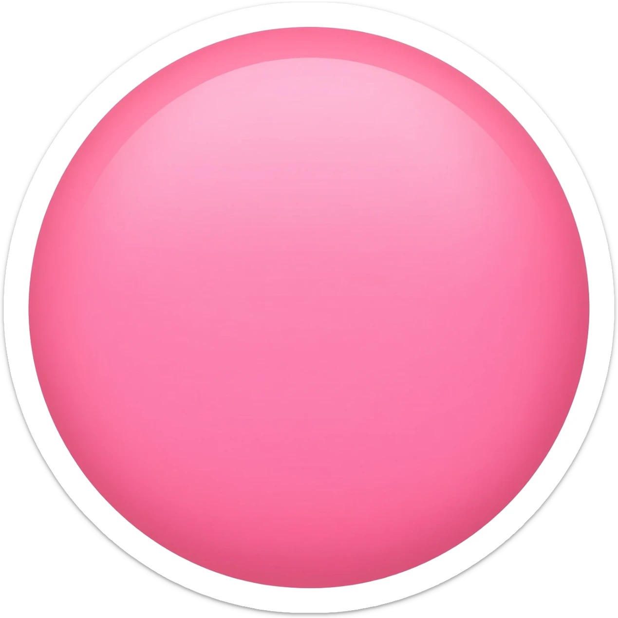 Create a pink circle emoji for Samsung sticker
