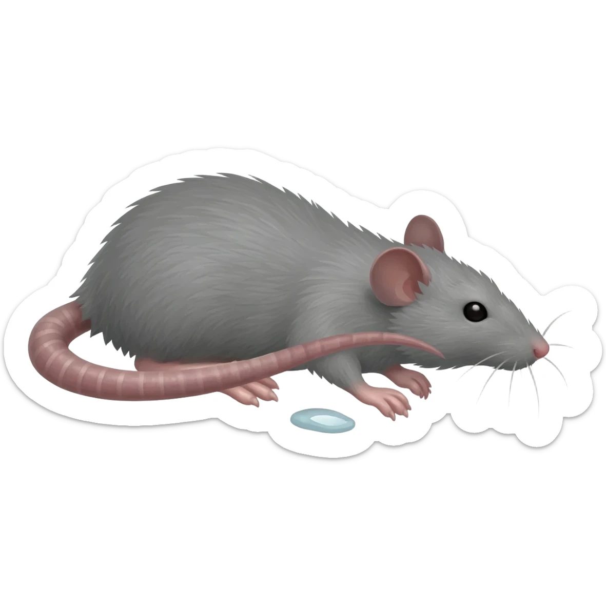 dead rat sticker
