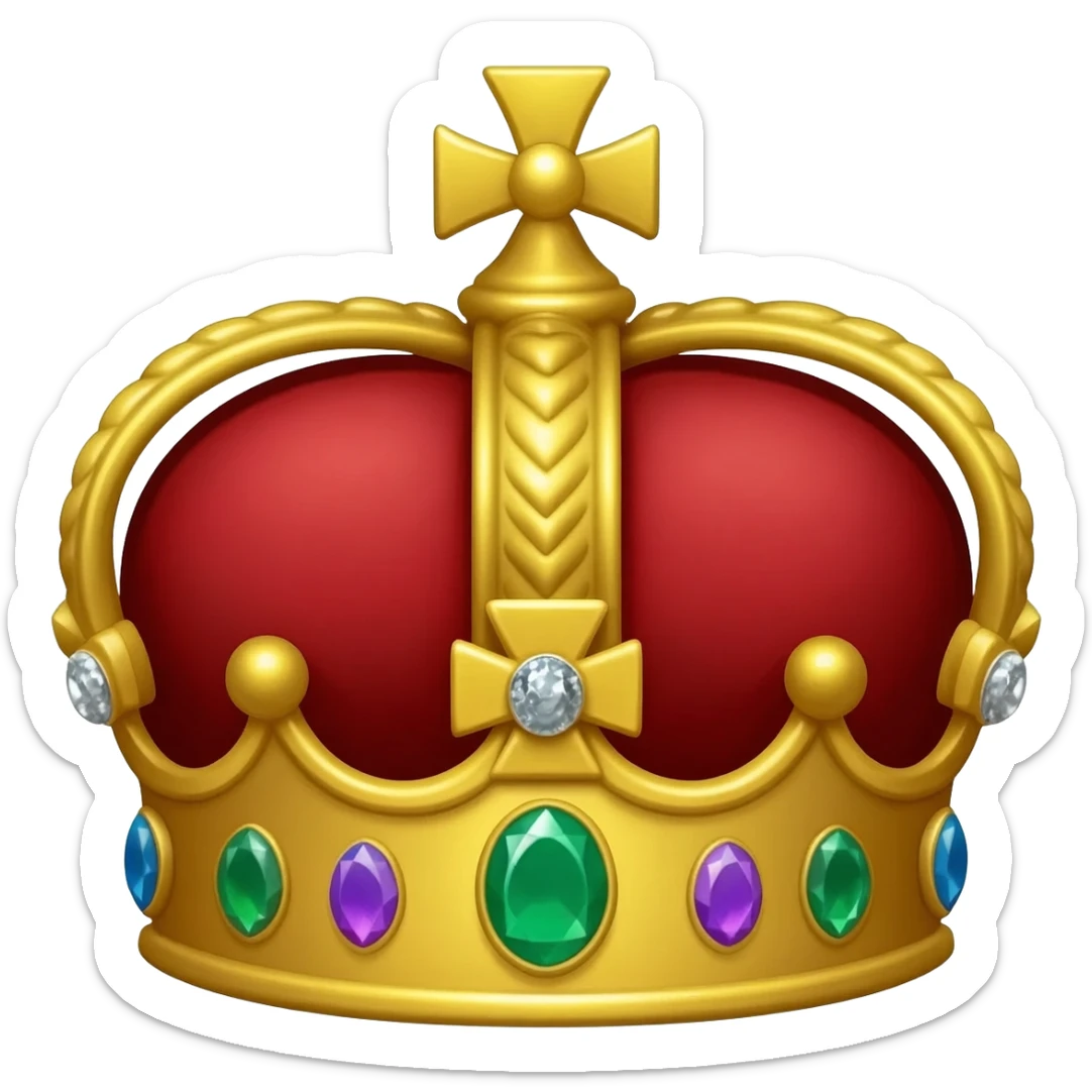 Lord crown sticker
