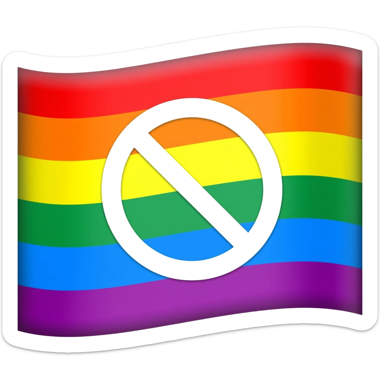 fuse those emooooji🏳️‍🌈🚫 sticker