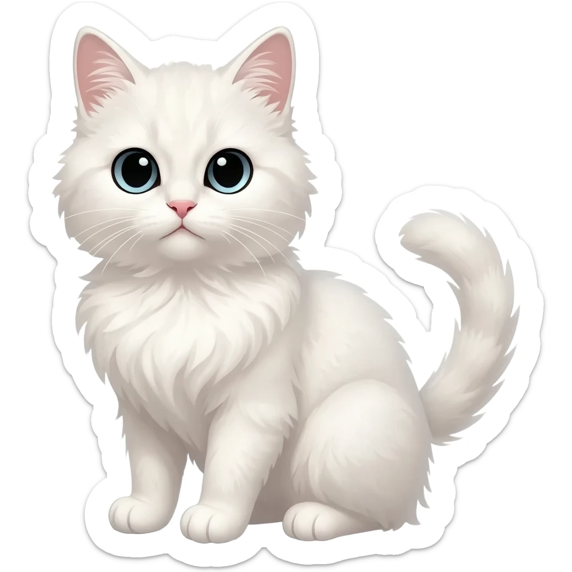 A cat baby sticker