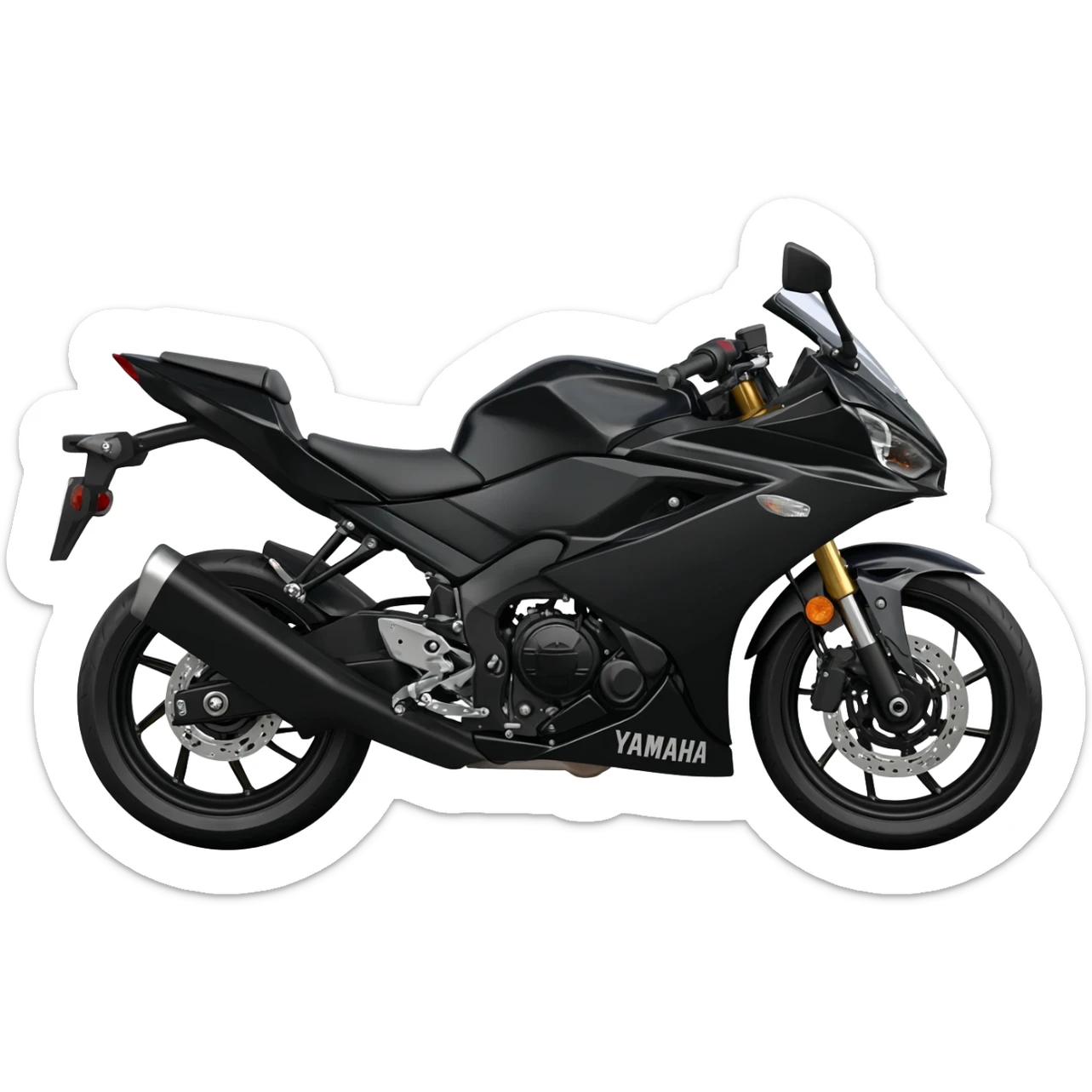 Black ninja 400 sticker