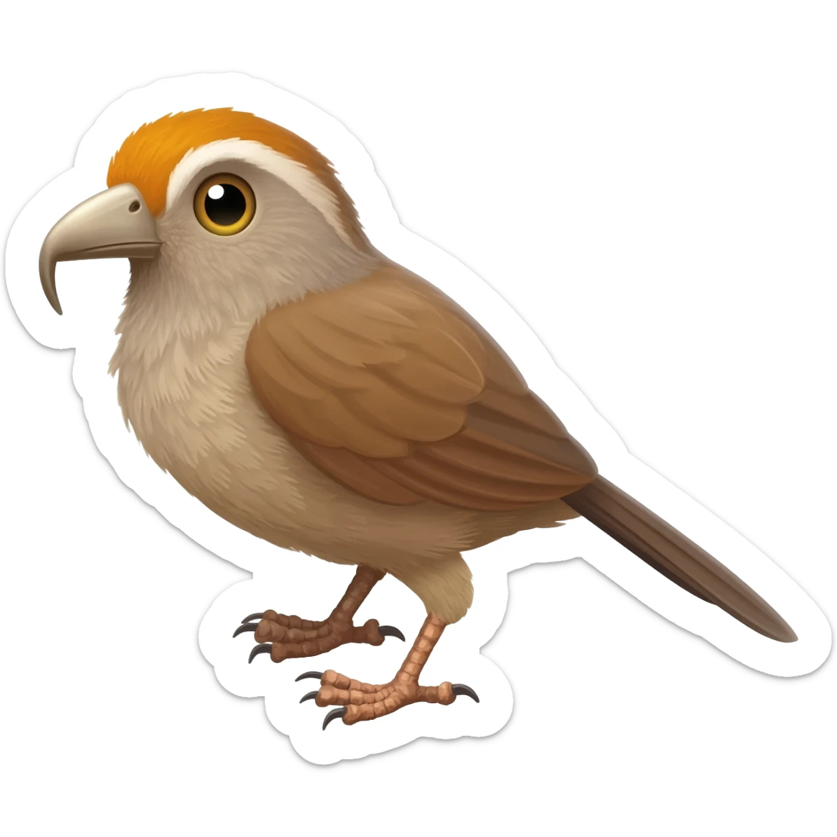 Bird with a desert eagle sticker