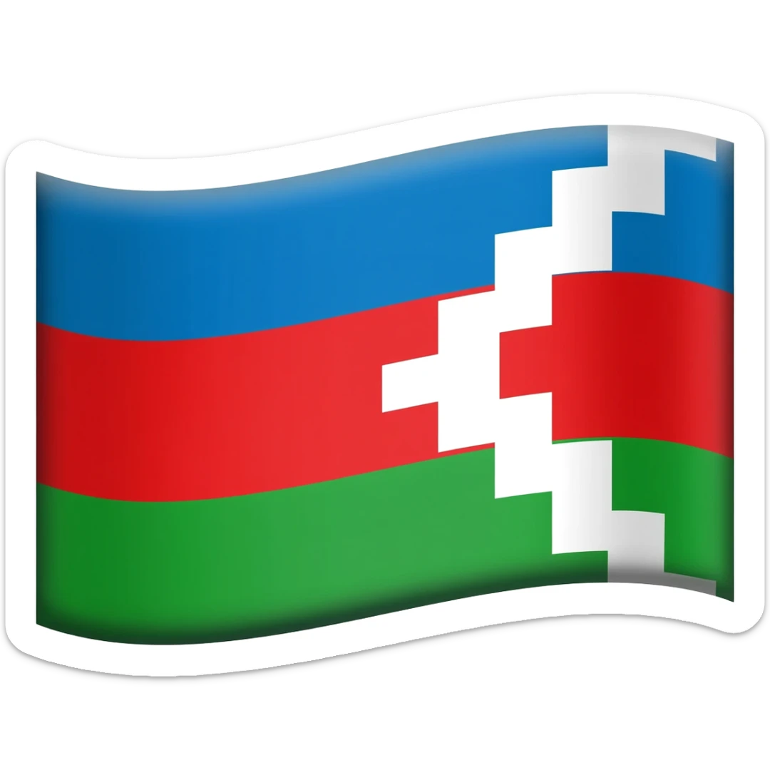 Artsakh emoji flag sticker