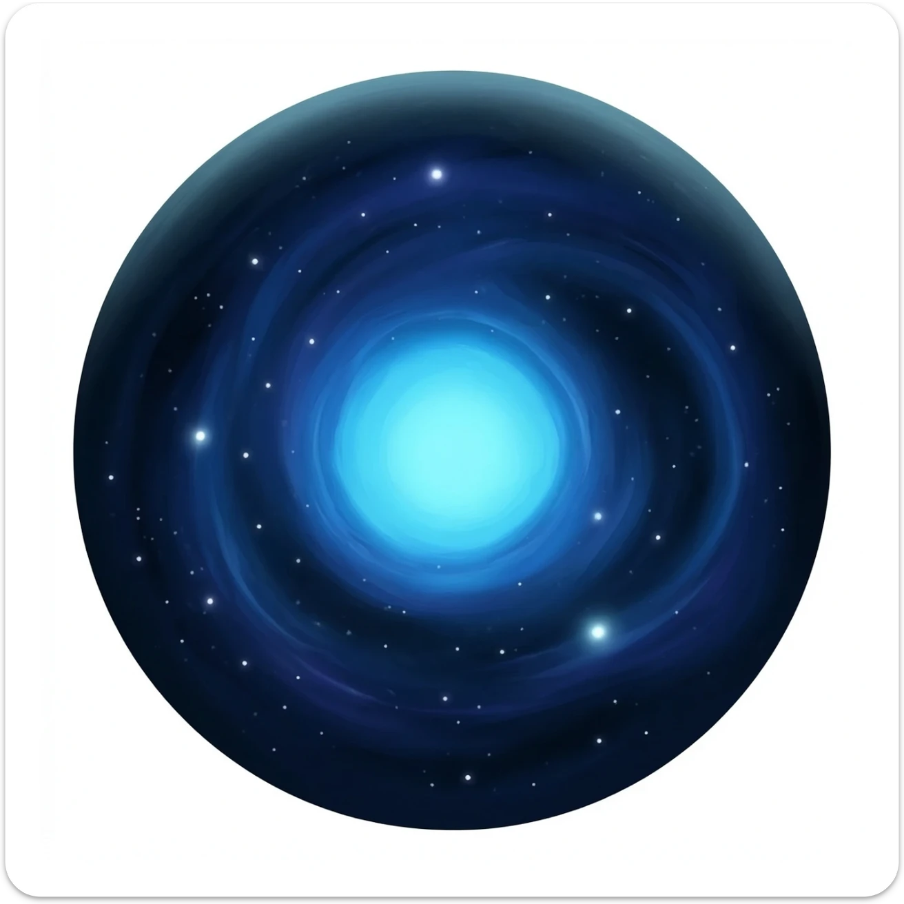 galaxy space planet sticker