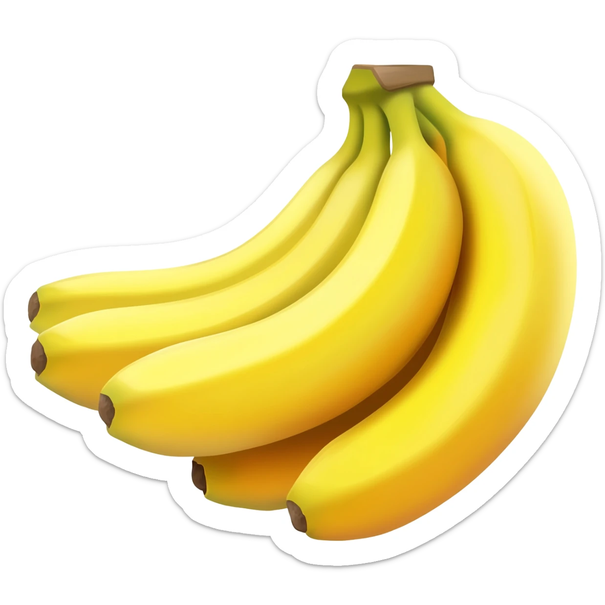 Banana da terra cacho sticker