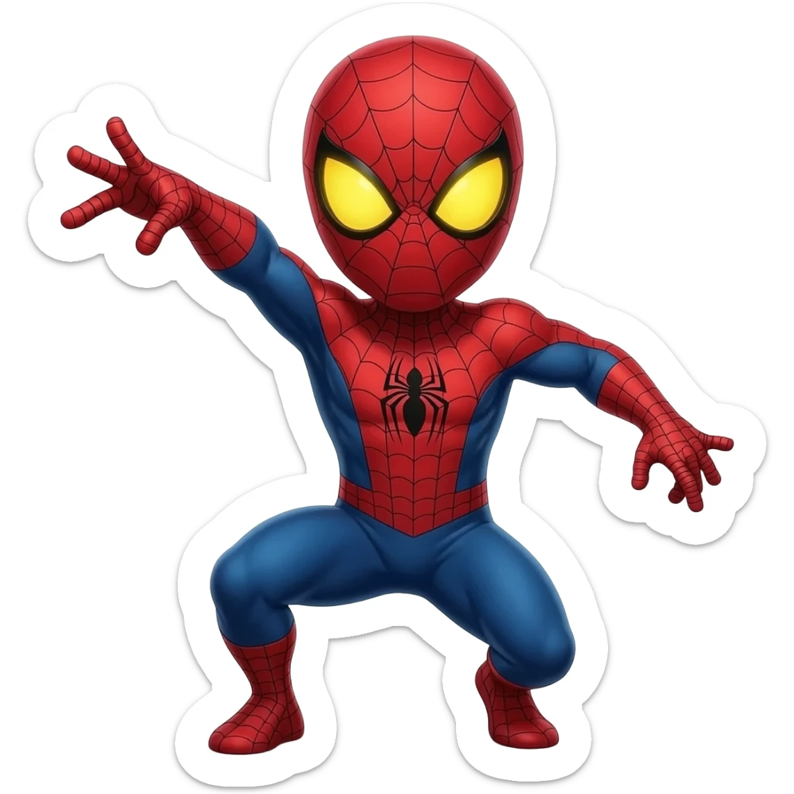 Spider man debout sticker