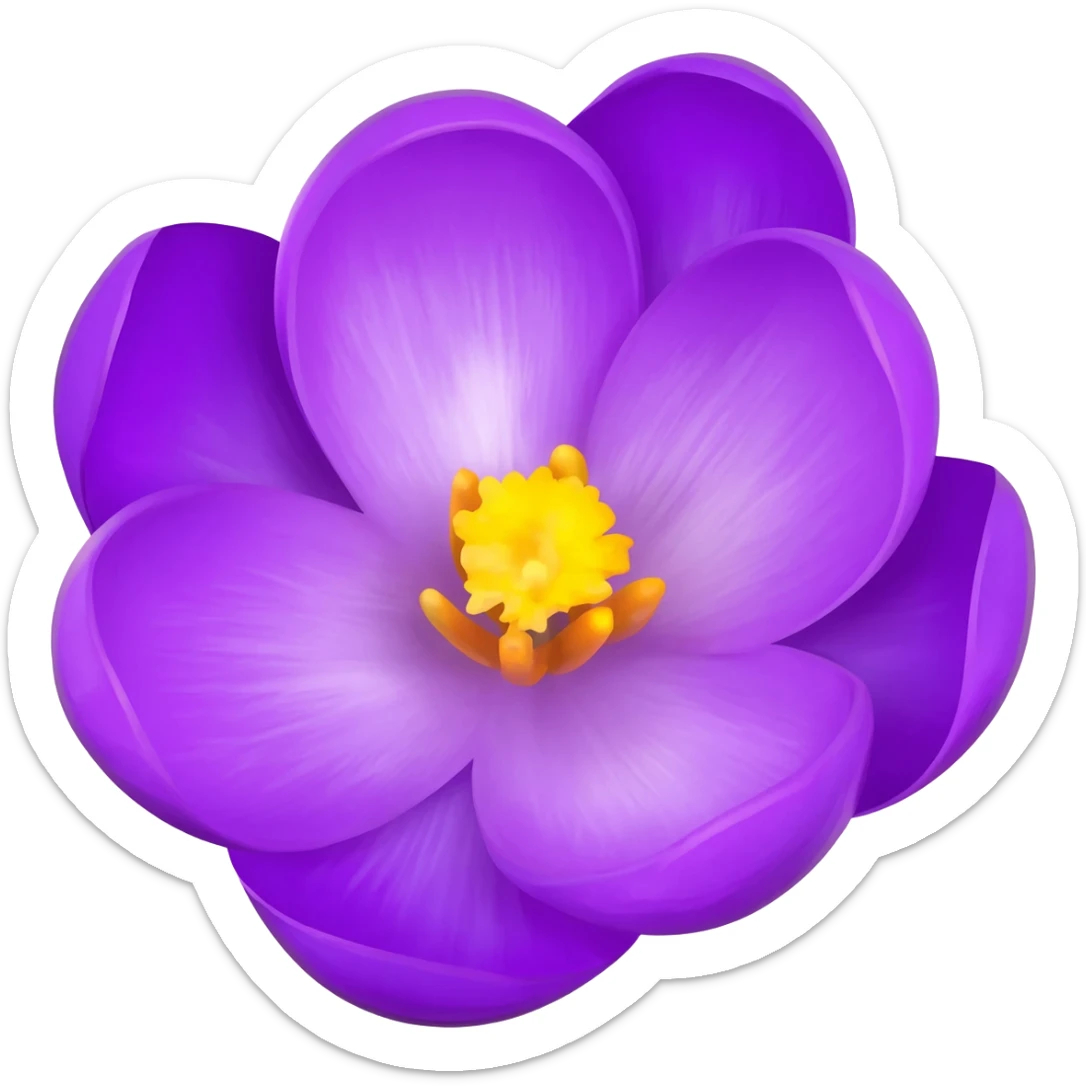 Crocus sticker