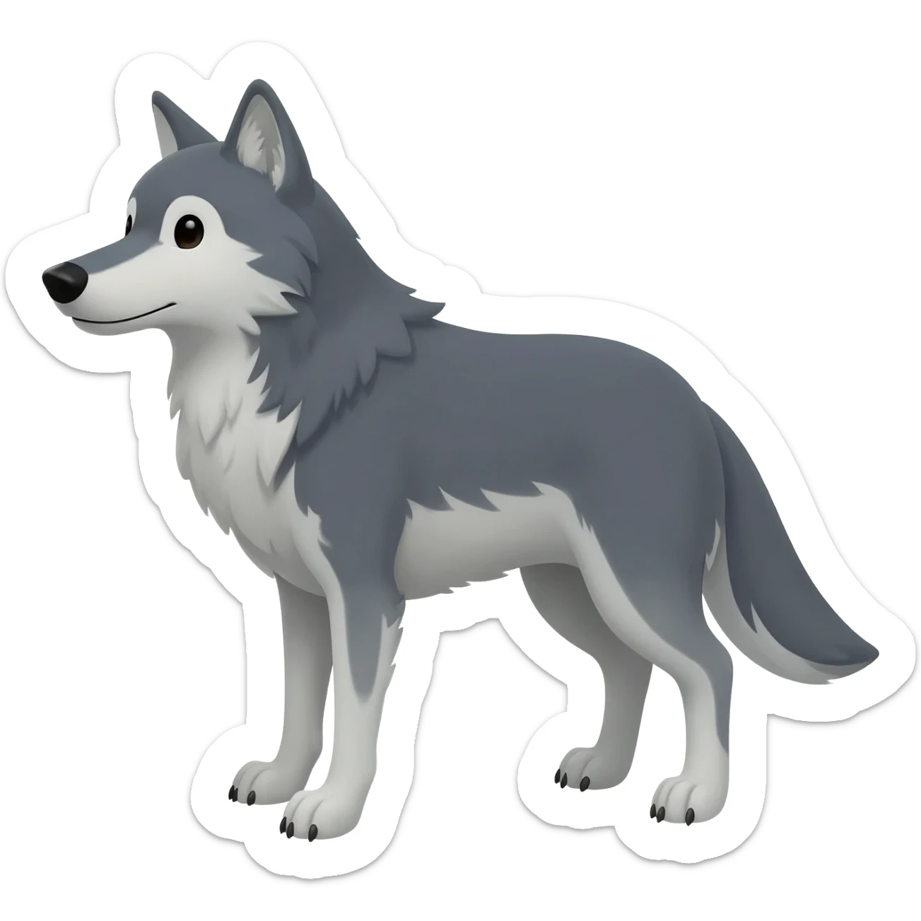 Two-Headed Wolf sticker