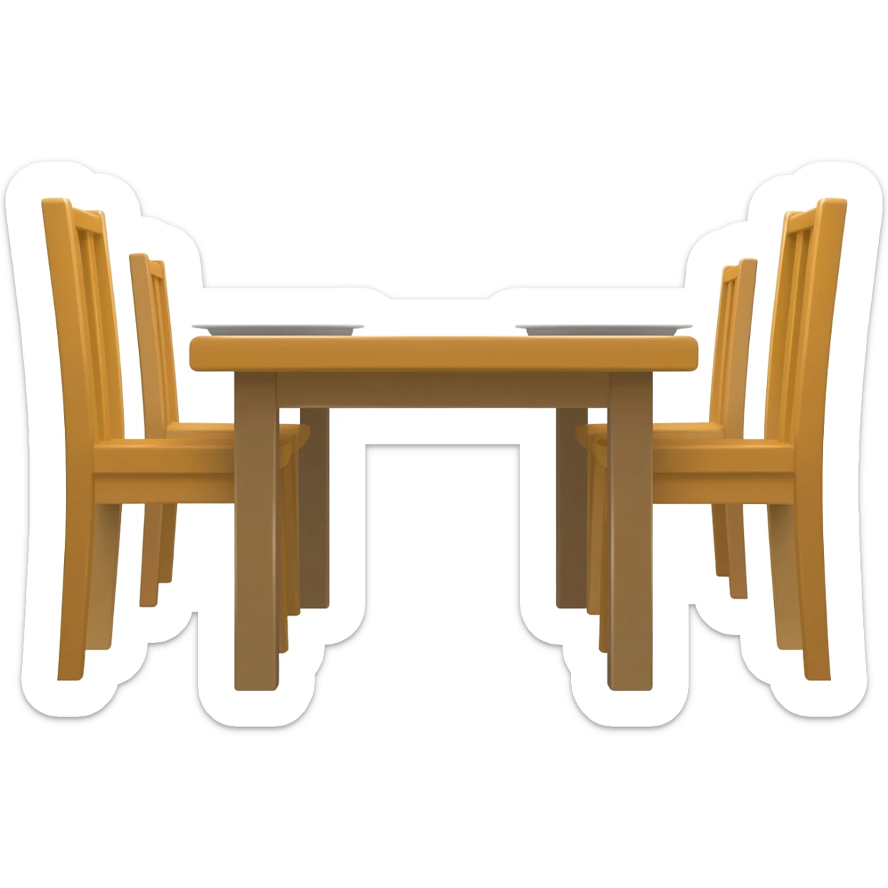 lay the table sticker